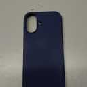 ORNARTO Compatible with iPhone 17 Case 6.3, Slim Liquid Silicone 3 Layers Full Covered Soft Gel Rubber Phone Case Protective Cover 6.3 Inch, Navy Blue