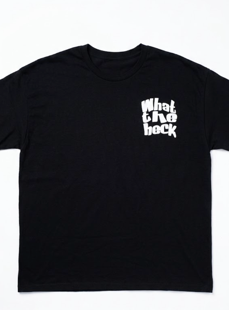 What The Heck, funny, jokes, sarcastic T-Shirt, Size XXL