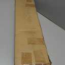 LOTUS & WINDOWARE 2.5-inch Cordless Faux Wood Blind, Plantation Style, 22.5" Wide x 36" Long, Smooth, Bright White  for Living Room, Bedroom, Interior Door Windows