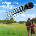 3D 26ft Ultra Large & Funs Octopus Foil Kite with 1000D Kite String, Beach Park Outdoor Fun Beach Trip Great Gift to Kids Build