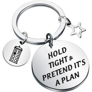 UJIMS Movies Inspired Keychain Movies Fans Gift Police Box Key Ring Merchandise Whovian Gift(TD Inspired Keychain)