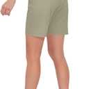 Little Donkey Andy Women's Hiking Cargo Shorts Quick Dry Lightweight Summer Shorts for Outdoor Travel Golf Athletic Khaki Size XXS
