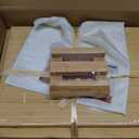 Bamboo Cutting Boards Set with Stand - 3 Piece Charcuterie Board with Handle, Truly Glue Free, Non Toxic Wood Chopping Serving Boards for Kitchen Gift Set - Dishwasher Safe [New 2026 Upgrade], 17"L x 12"W