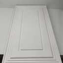 Art3d Drop Ceiling Tiles, 24"x48" White (24-Pack), Polyvinyl Chloride (PVC), Glue Down