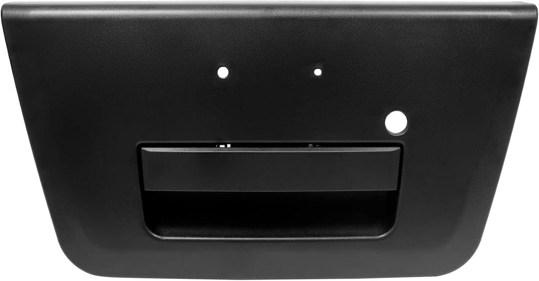 Gledewen Tailgate Door Handle Exterior, Compatible with 2005-2014 Nissan Frontier, with Key Hole, Replace# 90606EA810, NI1915109, 81576, 90606-EA810 | Outer Rear Textured Black Tailgate Latch Assembly