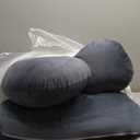 ALLOPERA Pregnancy Pillow, Full Body 57 Inch Maternity Pillow with Removable Washable Cover - Sleep Support for Legs, Back, Neck, Shoulder, HIPS, Belly for Pregnent Women, Black Grey Velvet Cover