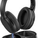 Swiitech Wireless TV Headphones with Charging Dock, 45H Playtime, Bluetooth 5.3, 101ft Long Range, Clear Voice, No Audio Delay, Plug & Play Over-Ear Headset for Seniors