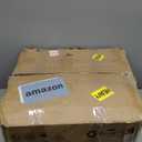 Solid Wood Rotating Bookshelf on Wheels, 5 Tier, Round Revolving Bookcase, 360 Spinning Book Shelf Tower for Kids, Narrow Rolling Bookshelves for Small Space, Corner, Bedroom, Office, Black