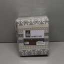 True North by Sleep Philosophy Flannel Sheets Full Size, Cozy 100% Cotton Flannel Bed Sheets, Ultra Soft Cute Sheet Set, Elastic Pocket Fits Up to 14" Mattress, Nordic 4 Piece