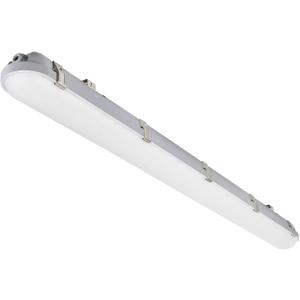 4FT Vapor Tight LED Light Fixture, 60W/50W/40W Wattage Selectable 7200lm 5000K 100-277V, 0-10V Dimmable Vapor Proof LED Light for Car Washes Parking Garages, UL Listed