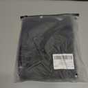 Verdusa Girl's Letter Print Loose T Shirt V Neck Half Sleeve Tee Tops (Black)