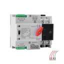 Mini ATS Automatic/Manual Transfer Switch 2P 125A AC110V, 2POLE 125amps ATS Dual Power Transfer Switch for Home Generator,Din Rail Mounted 110V Manual Transfer Switch Fast Transfer