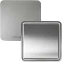 Baking Steel Mini Griddle (11.5"x11.5"x3/8") - Flat Top Griddle for Stovetope, Grill, and Oven Use - Pre-Seasoned, Naturally Non-Stick Surface & Crack-Proof