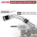 Max Flow Hot & Cold Side Intercooler Pipe Boot Kit for 2011-2016 Ford 6.7L Powerstroke Diesel Compatible with F-250 F-350 F-450 Super Duty