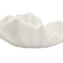 Off White Large Decorative Bowl - 16” Scalloped Ruffle Bowl for Home Decor - Coffee Table & Entryway Table Decor - Bowl for Key,Purse,Fruit - Unique Centerpiece Bowls(C01ST401)