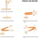 Arrow Heavy Duty Riveter Kit, Professional Pop Rivet Gun with Assorted 120 Rivets