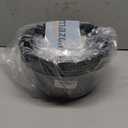 5 Pack 10.5 inch Plant Pots,Planter-Pots-for-PlantsPlastic Flower Pot for Indoor Outdoor Plants with Drainage Holes & Trays, Decorative Garden Containers Sets for Houseplants (Black)