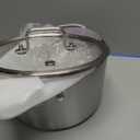 LOLYKITCH Tri-Ply 3 Quarts Stainless Steel Induction Cooking Pot,Small Stock Pot,Sauce Pot with Lid,Dishwasher and Oven Safe.