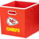 Franklin Sports NFL Storage Bins - Collapsible Cube Container + Storage Basket - NFL Office, Bedroom + Living Room Dcor - 11"x11"
