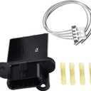 973-582 HVAC Fan Blower Motor Resistor Kit with Wire Harness Compatible with 2005-2018 Toyota Tacoma Replaces 87138-04052, RU746, RU1435, JA1772, 4P1650