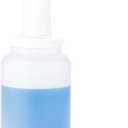 Restaurantware-2.5 Quart Juice Pourer Bottle, 1 Leak-Resistant Store And Pour Container - Dispensing Lid, Storage Lid, Blue Plastic Juice Bar Container, Dishwashable, For Pouring And Storing Drinks (80 Ounces)