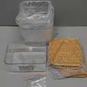 2+1 Pack Laundry Pods Container,Clear Laundry Detergent Powder Storage Containers,Laundry Room Organization Containers with Wooden Lids & Labels,Laundry Pods Holder for Scent Booster,Dryer Ball