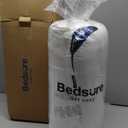 Bedsure Comforter Duvet Insert - Quilted Comforters Queen Size, All Season Duvet, Down Alternative Bedding, with 8 Tabs, Gifts for Women/Men, White, Queen 88 x 88 Inches