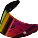 AGV Pista Corsa Gprr Visor Commpatible with for Day and Night Use (Rose Red)