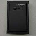 Uniclife Key Drop Box for Outside, Metal Donation Box Collection Box with Combination Lock, Safe Suggestion Box, Wall Mounted Mailbox with Top Slot, Steel Cash Drop Box for Home Office and Business (Black)