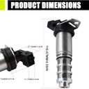 HiSport Variable Valve Timing VVT Solenoid - Engine Camshaft Oil Control Valve Replacement For BMW X3 X4 X5 X6 M3 M4 M5 M6 535i GT 550i GT 750i 750li 760li, Replaces 11367561265 11368605123