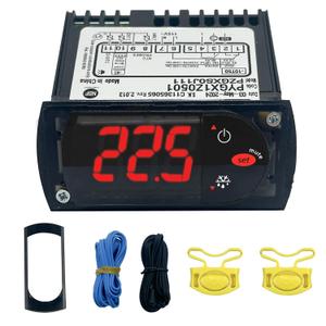 PZGXS0J111 Temperature Controller with 2 NTC Temperature Sensor Probe 115V Refrigeration Cooler Control Fit for Carel and All Refrigerator Types
