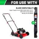 Grasscool 2105300125A 20 Mower Blade Compatible with Hyper Tough Murray 20 inch MNA152505 MNA152701 Push Mower(Oval Center Hole)