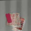 12 Sheets Fall Full Nail Wraps Stickers, Autumn Nail Polish Strips DIY Self-Adhesive Maple Leaf Nail Art Decals with 2 Piece Nail Files for Thanksgiving Party Decor (168 Pieces)