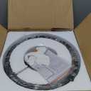 Rpzloila Crystal Ceiling Light Fixture, Modern Flush Mount Ceiling Light, Black Crystal Chandelier for Kitchen Bedroom Bathroom Entryway Hallway