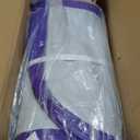 FBSPORT Inflatable Air Gymnastics Mat Training Mats 4/8 inches Thickness Gymnastics Tracks for Home Use/Training/Cheerleading/Yoga/Water with Pump (13ftL*3.3ftW*8inH, Purple)