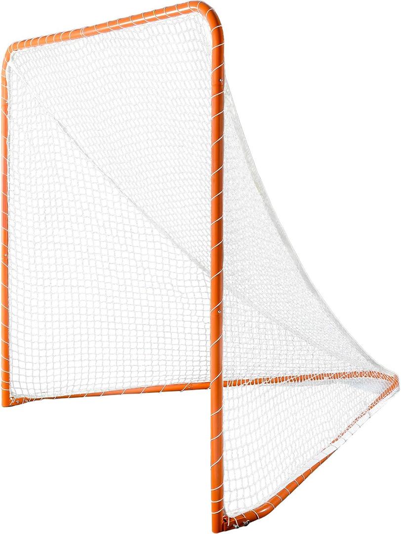 Portable Lacrosse Goal Net 6x6x7FT Backyard Practice
17-Gauge Tubular Steel Support with High Density Mesh and Snap Lock Setup for Youth Adult Shooting Drills
