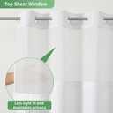 White No Hook Shower Curtain with Snap-in Fabric Liner Set,Slub Textured Fabric Shower Curtains for Bathroom,Hotel Style Modern Shower Curtain,Water Repellent & Washable,71x74(72)