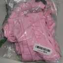 ZESICA Womens 2026 Fall Tie Front Bow Cardigan Sweaters Long Bell Sleeve V Neck Ruffled Knit Cropped Trendy Tops (Small, Pink)