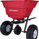 EarthWay 2050P 80lb Broadcast Spreader, Lawn Aerator, Fertilizer Spreader, 80lb Capacity, Pre-Assembled, with Rustproof Poly Hopper and Adjustable Drop Rate for Lawn Care & Seed Spreading