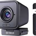 TOALLIN 1080P HD Wireless Webcam for PC, Built-in Noise-Canceling Microphone, Wireless Computer Camera for Video Conferencing, Live Streaming and Online Video Calls