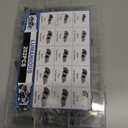 80pcs Woodruff Key Assortment Metric Set 8 Popular Sizes Carbon Steel Woodruff semicircle Key - Half Moon Key for Fasteners Mechanical Industry Crankshaft