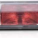 GRAND ORANGE Third Brake Light Compatible with Ford F150 2004 2005 2006 2007 2008 3rd Brake Tail Light Assembly Cargo Light Halogen