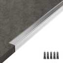 Metal Wall Corner Protector, Aluminum Corner Guards, Dcor for Edge of Door Window Table Furniture Cabinets Fireplaces Tile Trim Edging, Size 35.5" L x 0.75" W (5 Pack,Silver)