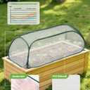 Garden Covers for Raised Beds, Plant Greenhouse Cover for Raised Garden Bed, Freeze Protection Humidity Domes for Gardening Germination and Seedling Propagation, Pest Protection