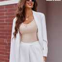 Avidlove Womens Camisoles 2-Pack Tank Top V Neck Undershirts Adjustable Spaghetti Strap Cami Tops (Beige)