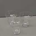 Paris Coupe Cocktail and Champagne Glasses for Daiquiri, Sidecar, Gimlet and Classic Bar Drinks | Modern Glassware Collection | Set of 4 | 8 oz Extra Light Contemporary Borosilicate Saucers