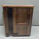 Rotating Tea Bag Organizer Acacia Wood 4-Sided Storage Box for Home or Office, Standard