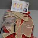 30.89 Inch Nativity Outdoor Christmas Decorations, 3 PCS Nativity Sets with Gold Star for Home Lawn