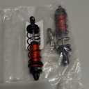 RC Shock Absorbers, 2PCS 1/8 110mm RC Car Front Shocks Set Adjustable Shocks Compatible with 1/8 Arrma Typhon 6S, FS Racing,Team Losi Racing,HSP DHK HPI Redcat ZD Racing Truck Buggy Truggy (RedBlack)