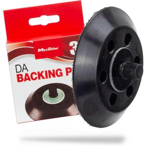 Maxshine 3 Hook & Loop Dual Action Backing Plate  Universal Fit for High Speed DA Polishers 12000 OPM, Thermal Endurance, 5/16 ~ 24 Thread - Professional Detailing Accessory